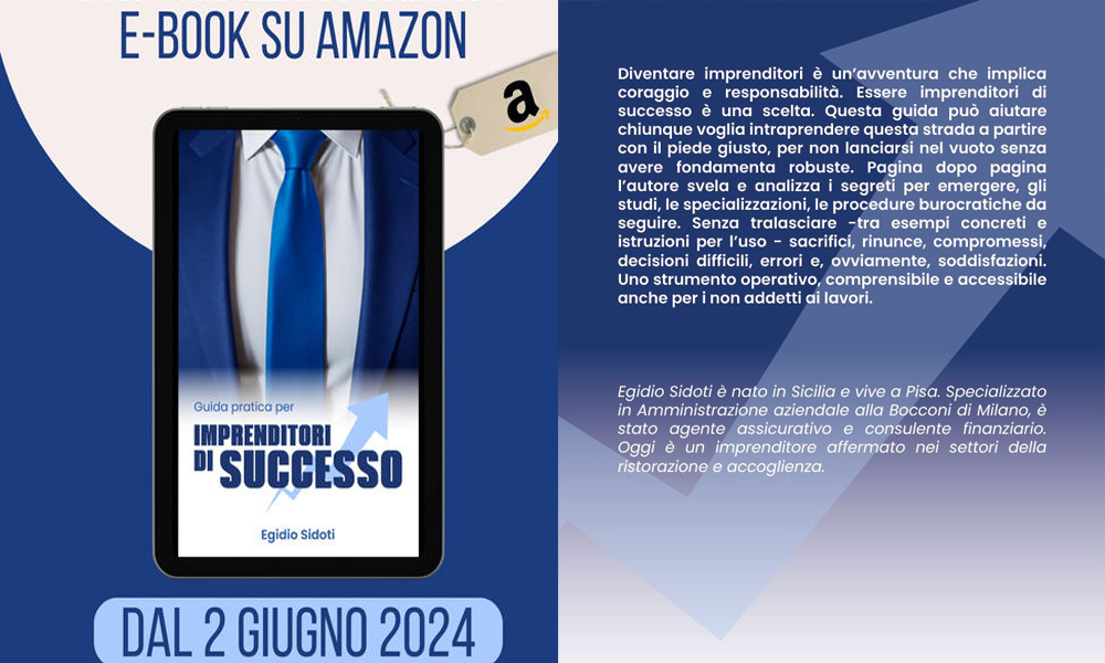 Egidio Sidoti il nuovo libro diventare imprenditori di successo 